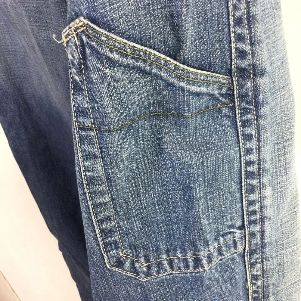 Polo Ralph Lauren Jeans Co Mens Cargo Carpenter Vintage Jeans Blue Size 34